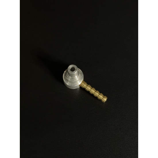 Перехідник дренажного клапана води кавомашин Saeco Exprelia, Xelsis,  металевий