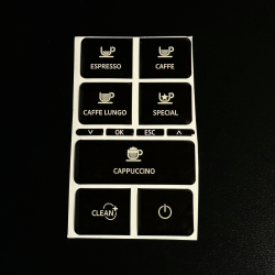 Шильди кнопок панелі керування Saeco Exprelia